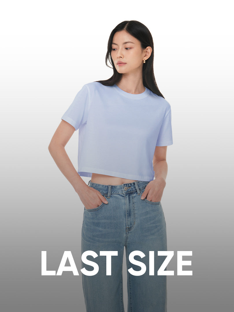 [LAST SIZE] Airessential クロップド トップス (半袖) - andar JAPAN