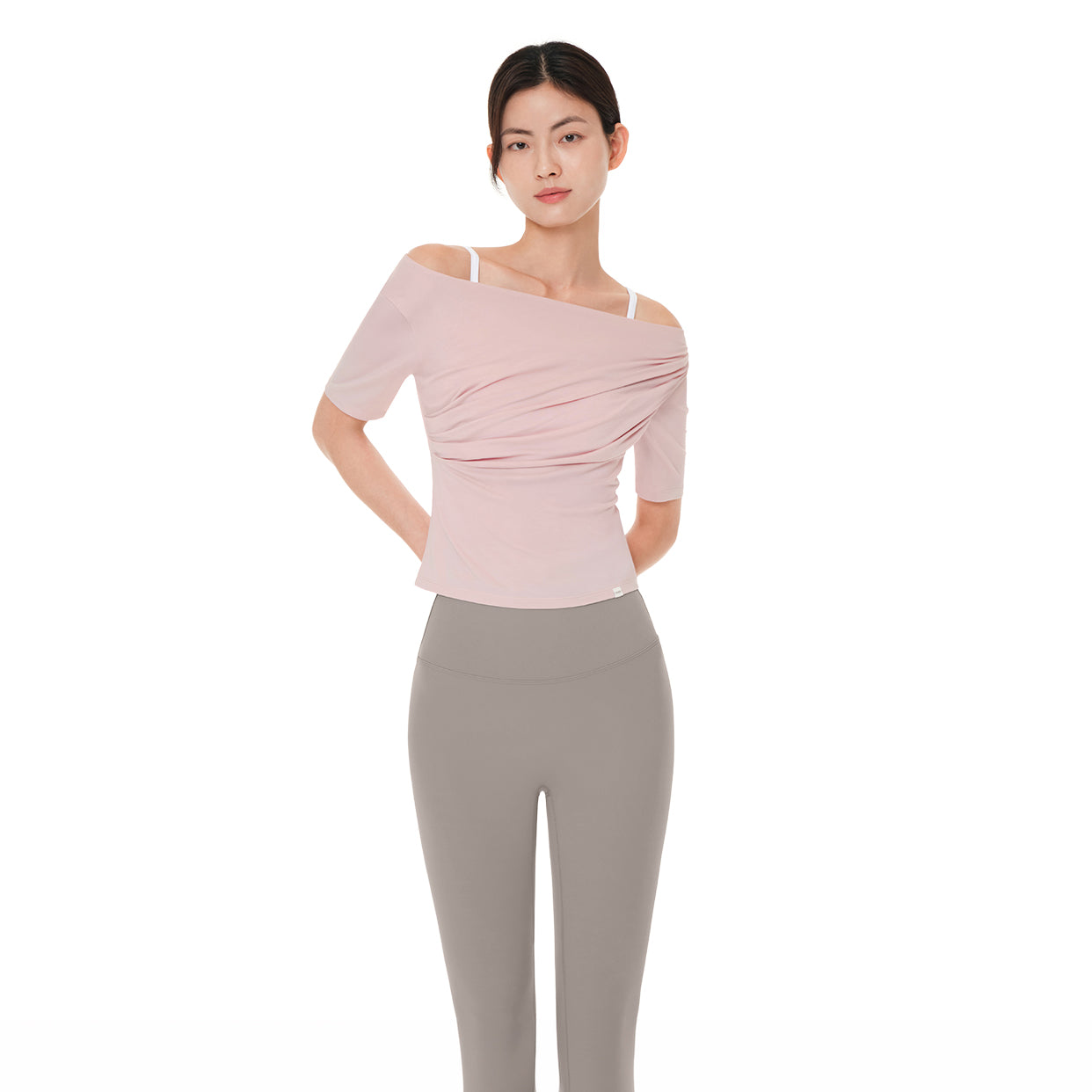 softmodal ドレープトップス (半袖)