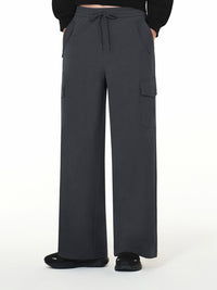 Airy Fit 裏起毛 セミワイド カーゴパンツ - andar JAPAN