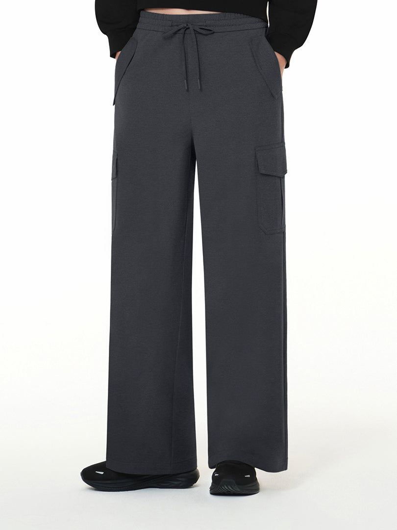 Airy Fit 裏起毛 セミワイド カーゴパンツ - andar JAPAN