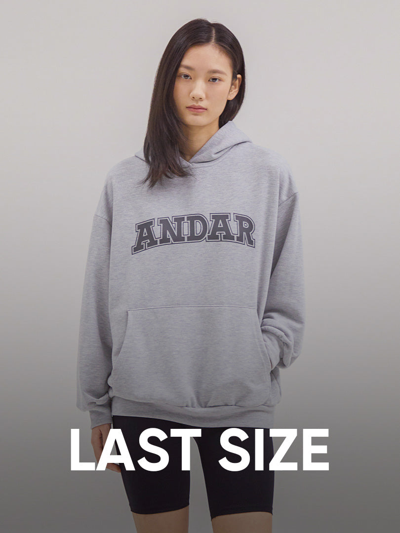[LAST SIZE] シグネチャー ロゴ オーバーフィット パーカー - andar JAPAN
