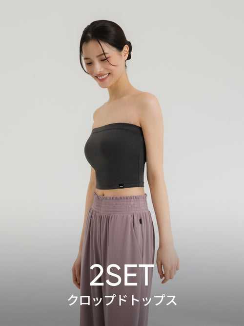 [OUTLET][2SET] ハタ ヨギーニ バンドゥ クロップドトップス - andar JAPAN