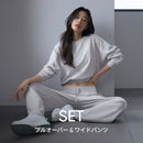 [SET] mildmooth セットアップ (プルオーバー＆ワイドパンツ)