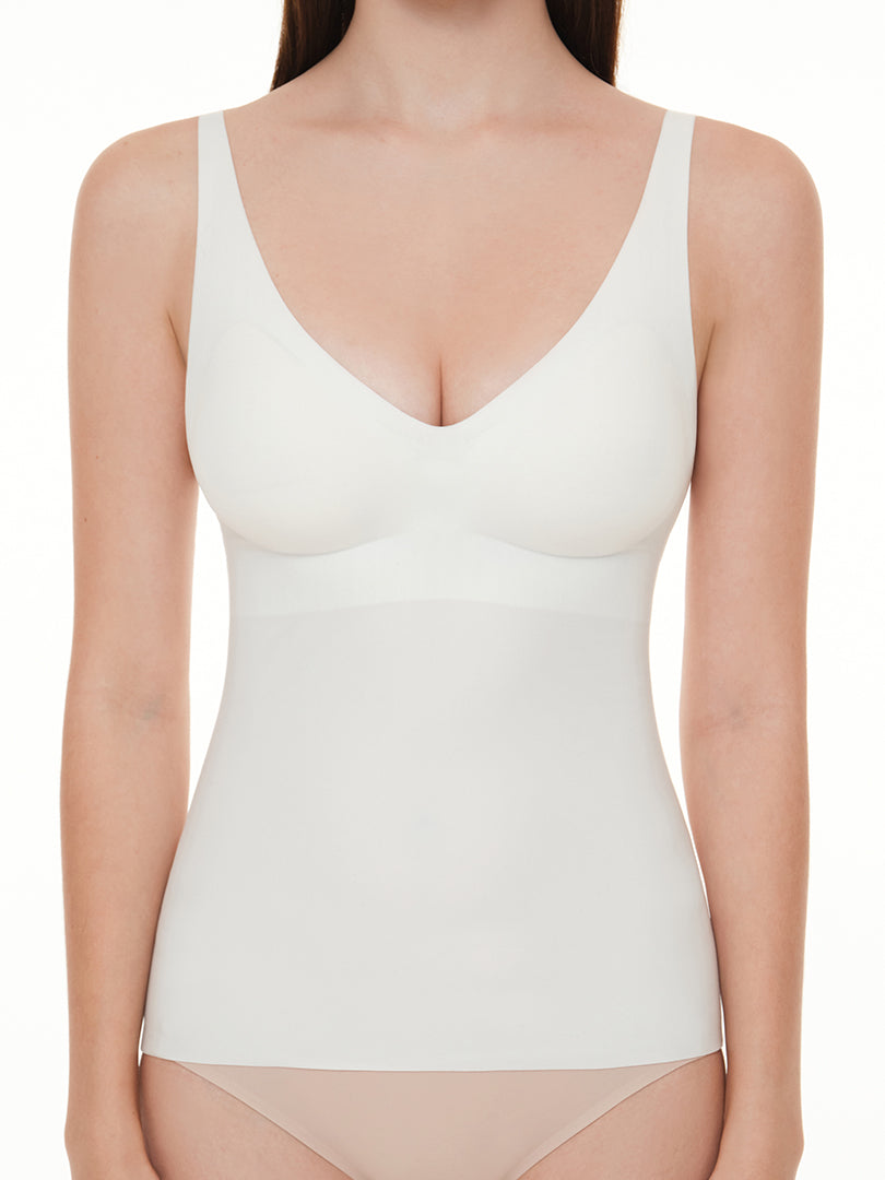 [4SET] andar オールデイフィット ピーチ起毛キャミソール (パッド一体型)