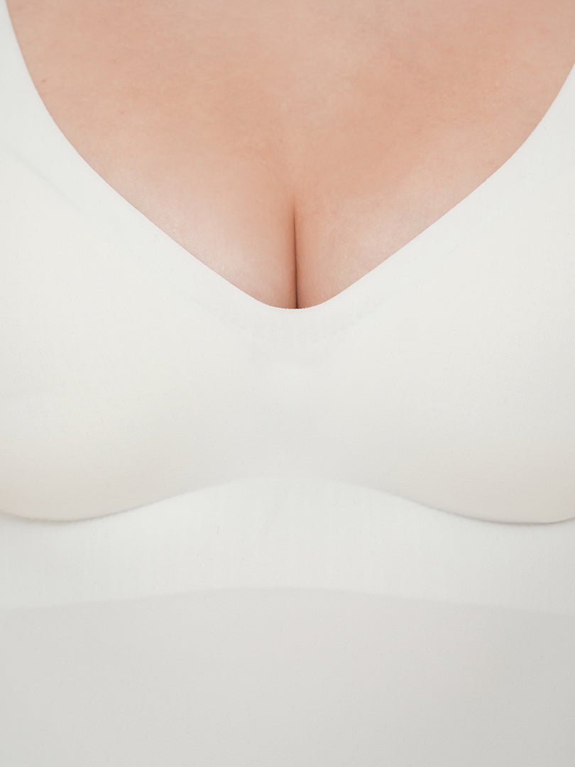 andar オールデイフィット ピーチ起毛キャミソール (パッド一体型)