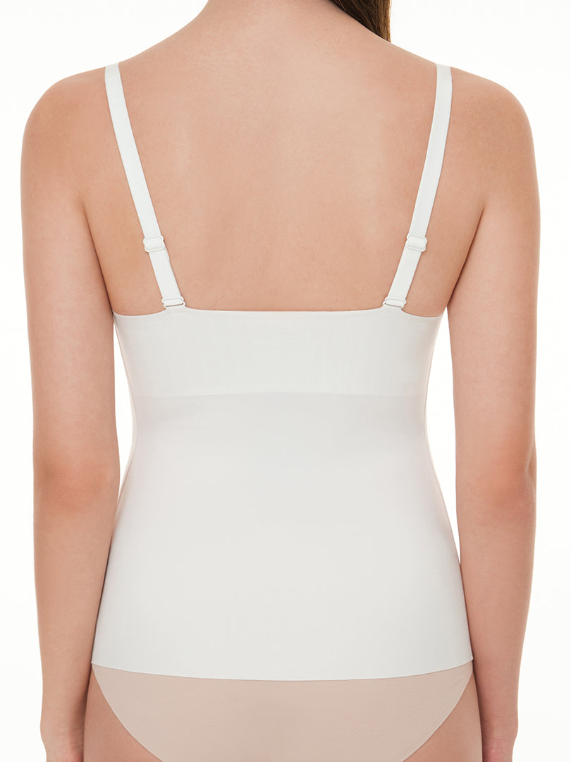 [SET] andar オールデイフィット ピーチ起毛キャミソール (パッド一体型 ) &ショーツ