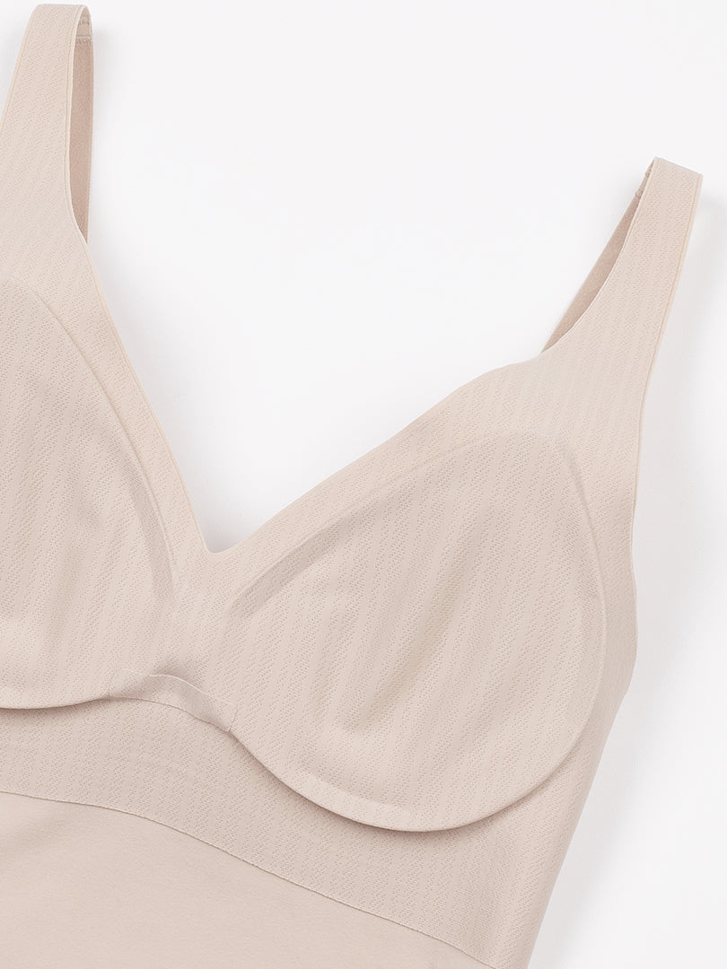 [SET] オールシーズン対応ブラ (起毛キャミ+オールデイフィット CDE)