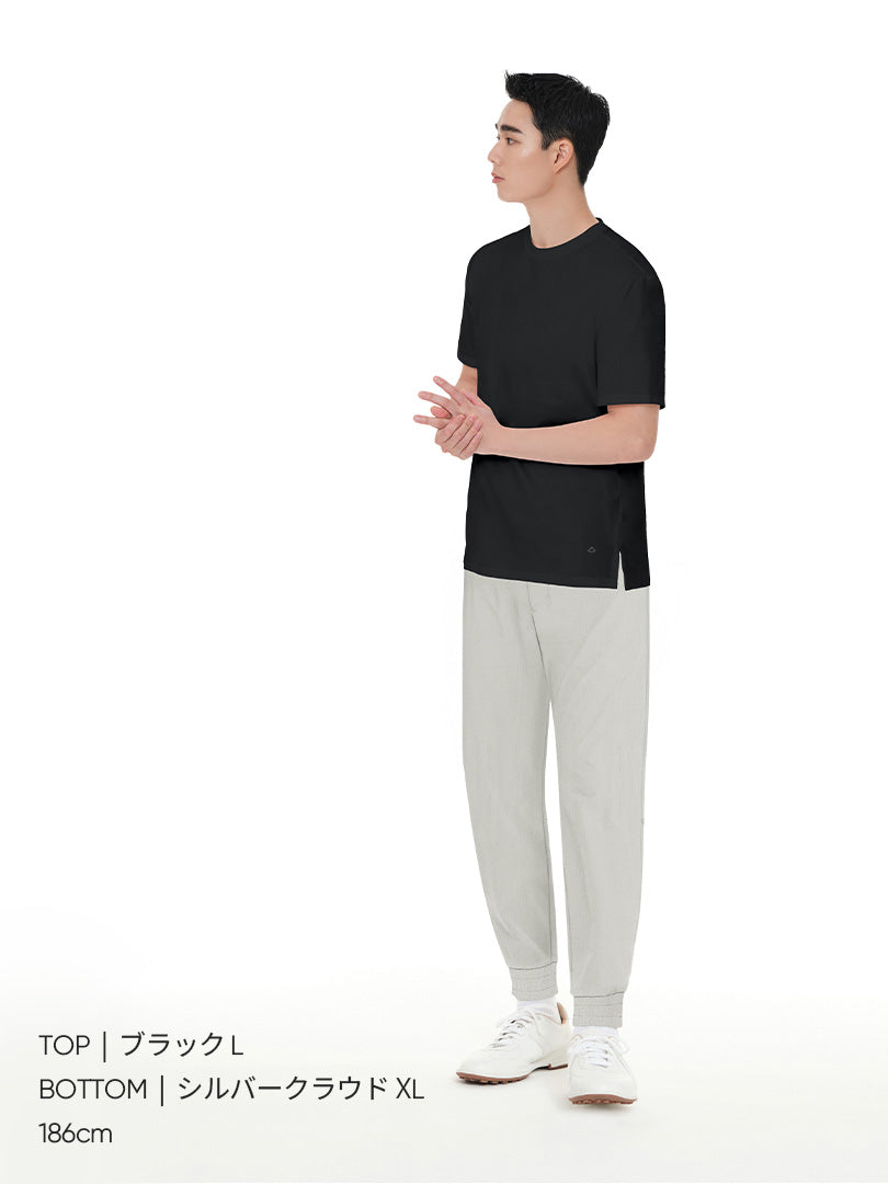 [SET] アクティブセットアップ (Airy Fit Tシャツ＋Airwind ジョガーパンツ)