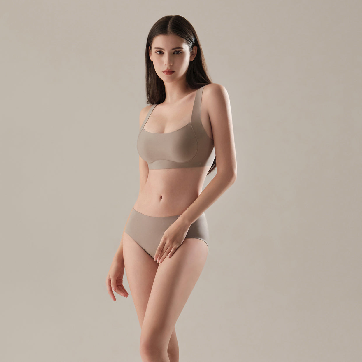 [3 SET] andar カバーフィット (脇高ブラ＆ショーツ) - andar JAPAN