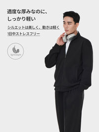 Mildmooth メンズ ジップアップ