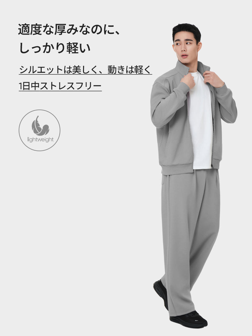 Mildmooth メンズ ワイドパンツ