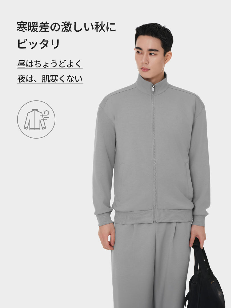 Mildmooth メンズ ジップアップ