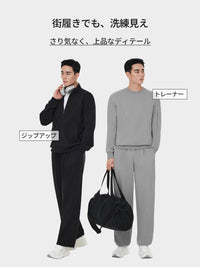 Mildmooth メンズ ワイドパンツ