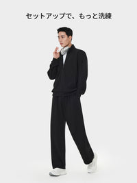 Mildmooth メンズ ジップアップ - andar JAPAN