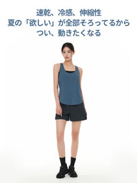 Cool Breeze レーサーバック ノースリーブ