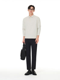 Airy Fit Feather メンズ ポロシャツ (長袖) - andar JAPAN