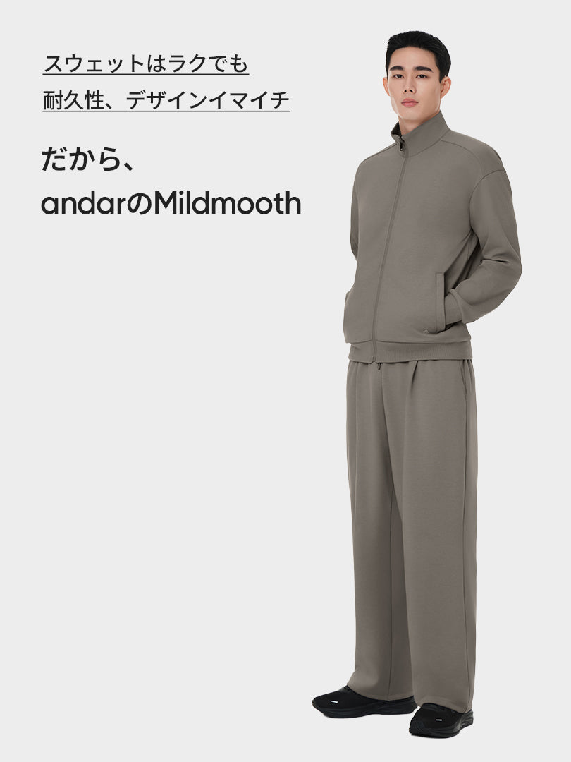 Mildmooth メンズ ジップアップ