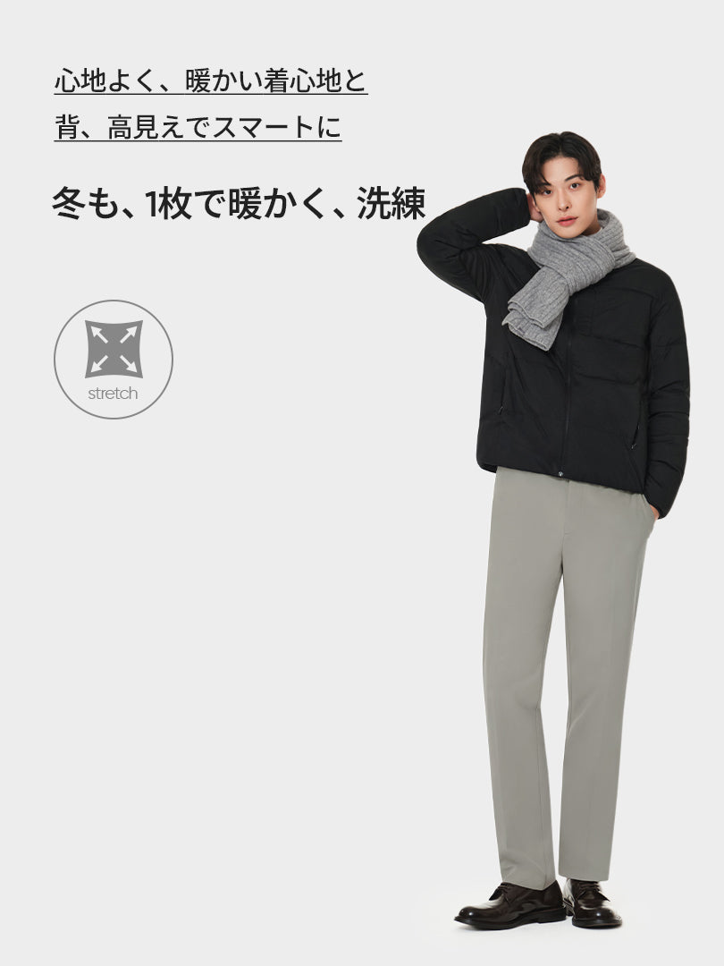 Urbanactive メンズ ライト裏起毛 スラックス - andar JAPAN