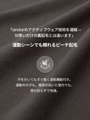 シグネチャーロゴ Airy Fit 裏起毛 クロップド丈 スウェット - andar JAPAN