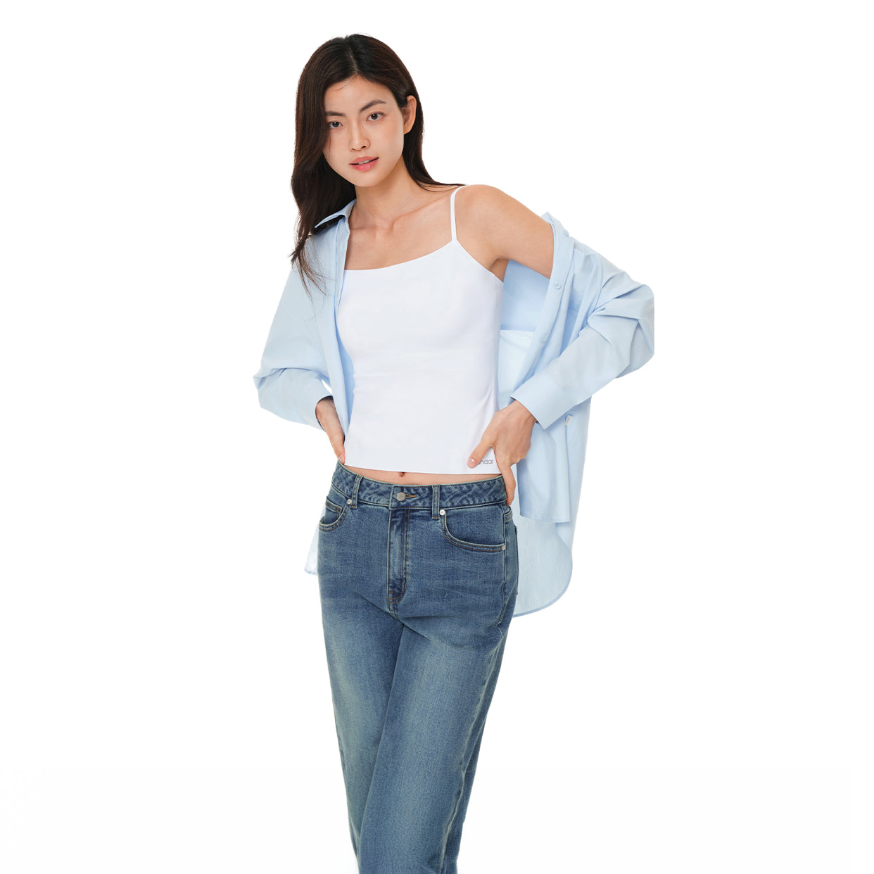 デイリーコンフォート オールデイカップ付きキャミソール