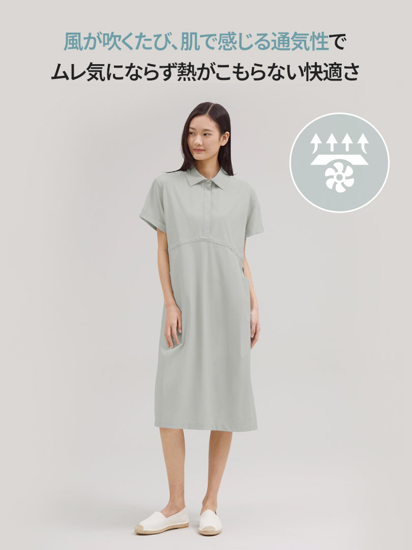 Airst ポロワンピース (半袖)