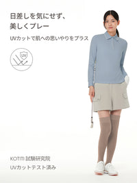 Active Warm プラス ポイント ポロ ロングスリーブ