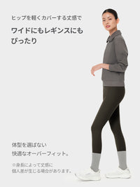 Airy Fit 裏起毛襟付きジップアップ - andar JAPAN