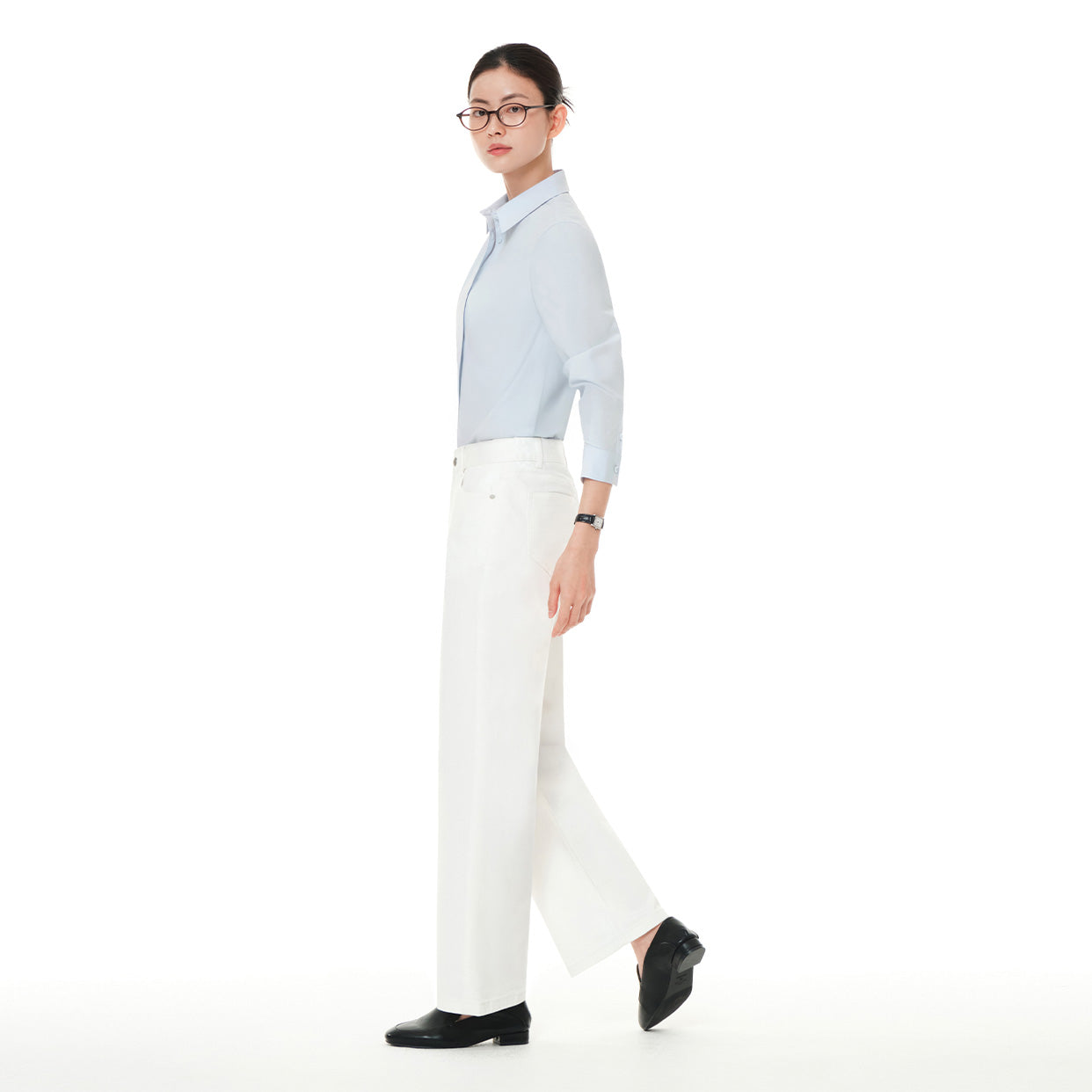 airdenim セミワイド ホワイトデニム - andar JAPAN