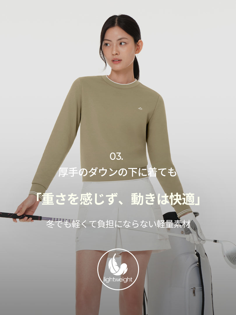 Mildmooth リップポイント スウェット - andar JAPAN