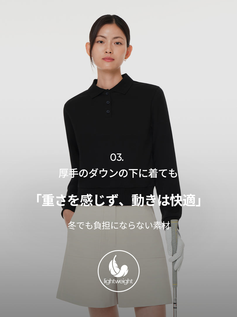 Mildmooth ポロスウェット - andar JAPAN