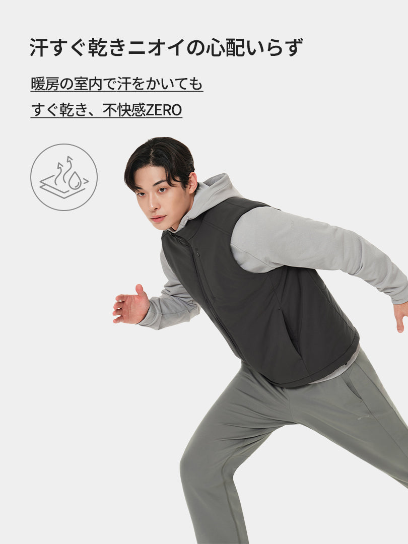 Primaloft メンズ ライトベスト＋シームレスボクサーパンツ贈呈 - andar JAPAN