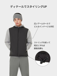 Primaloft メンズ ライトベスト＋シームレスボクサーパンツ贈呈 - andar JAPAN