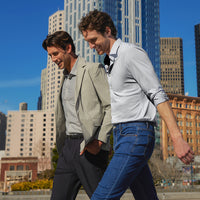 NEWメンズスウェットフリー ストライプシャツ - andar JAPAN