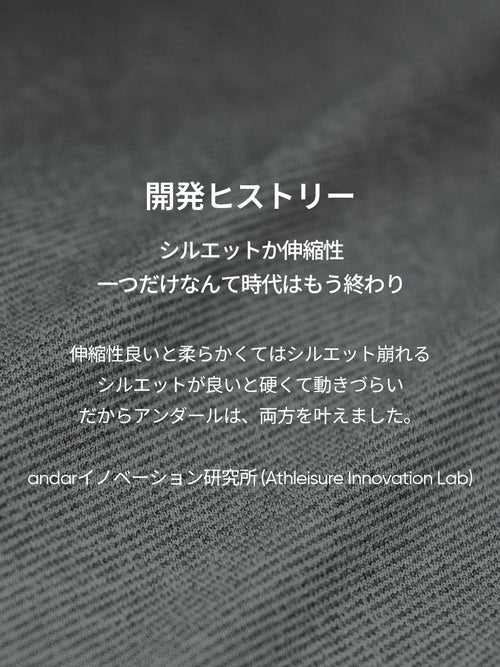 メンズ ストレッチ ツイルシャツ - andar JAPAN