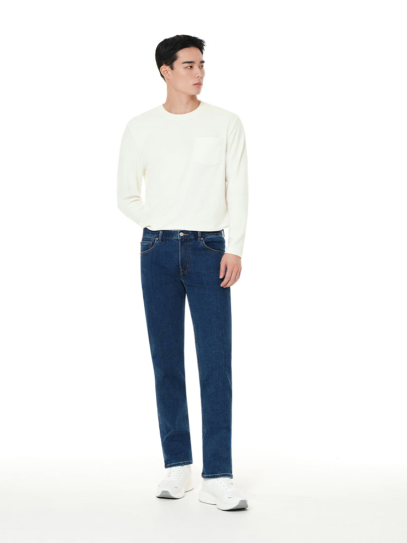 Primeknit メンズ ポケットニット (長袖) - andar JAPAN