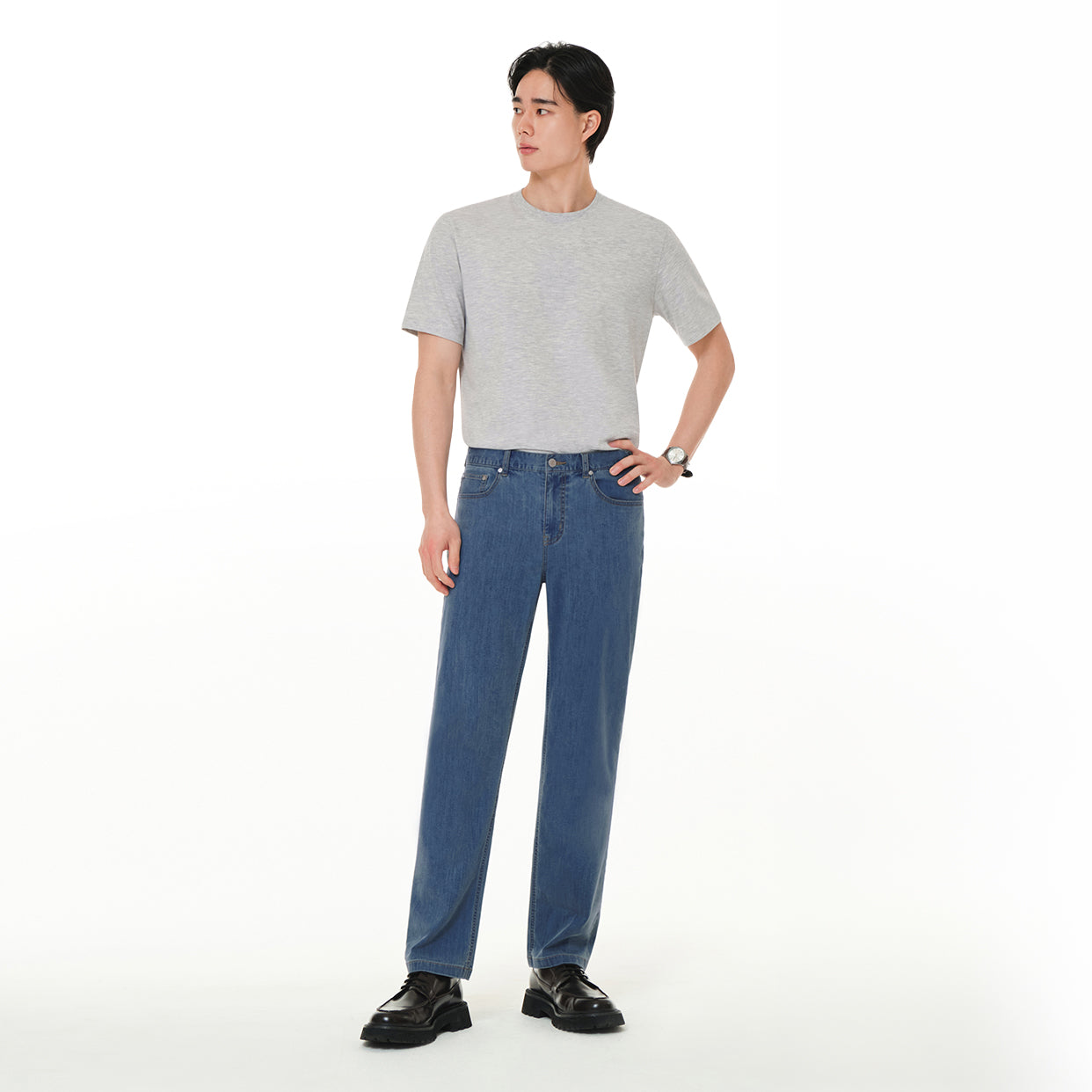 ice airdenim メンズ ストレートフィットデニム