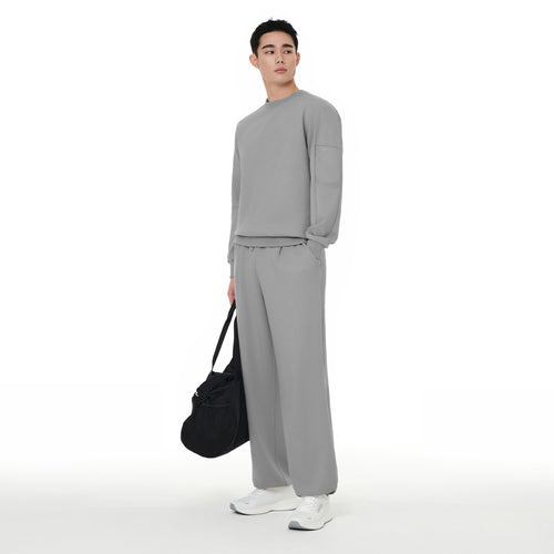 [SET] mildmooth メンズ セットアップ (ワイドパンツ＋トレーナー) - andar JAPAN