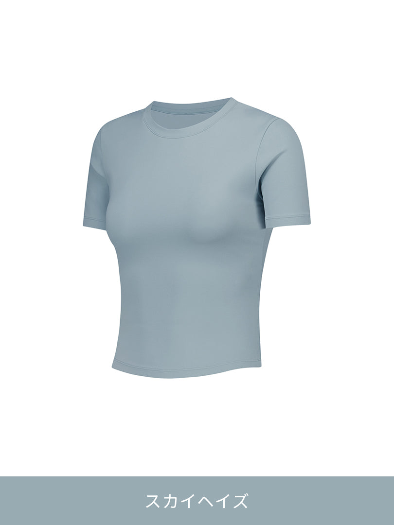 Softension クロップド トップス (半袖) - andar JAPAN