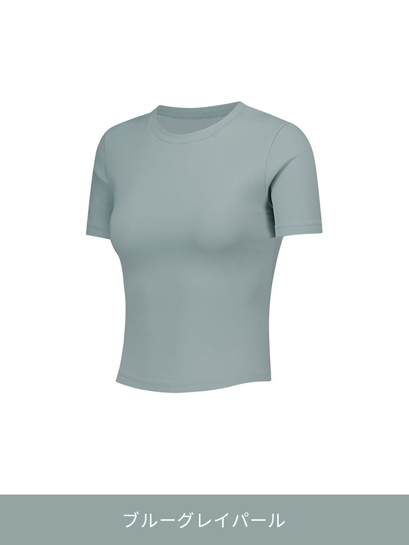 Softension クロップド トップス (半袖) - andar JAPAN