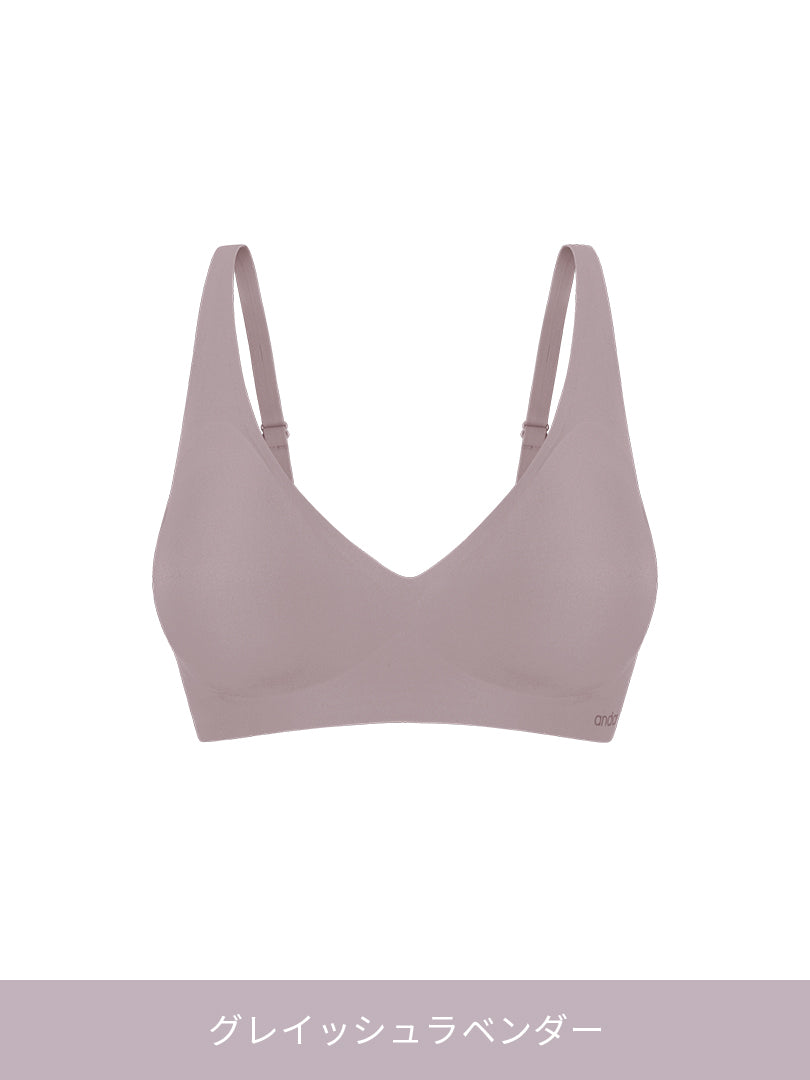 [3SET] andar オールデイフィット ブラ (ホックなし)＆ショーツ - andar JAPAN