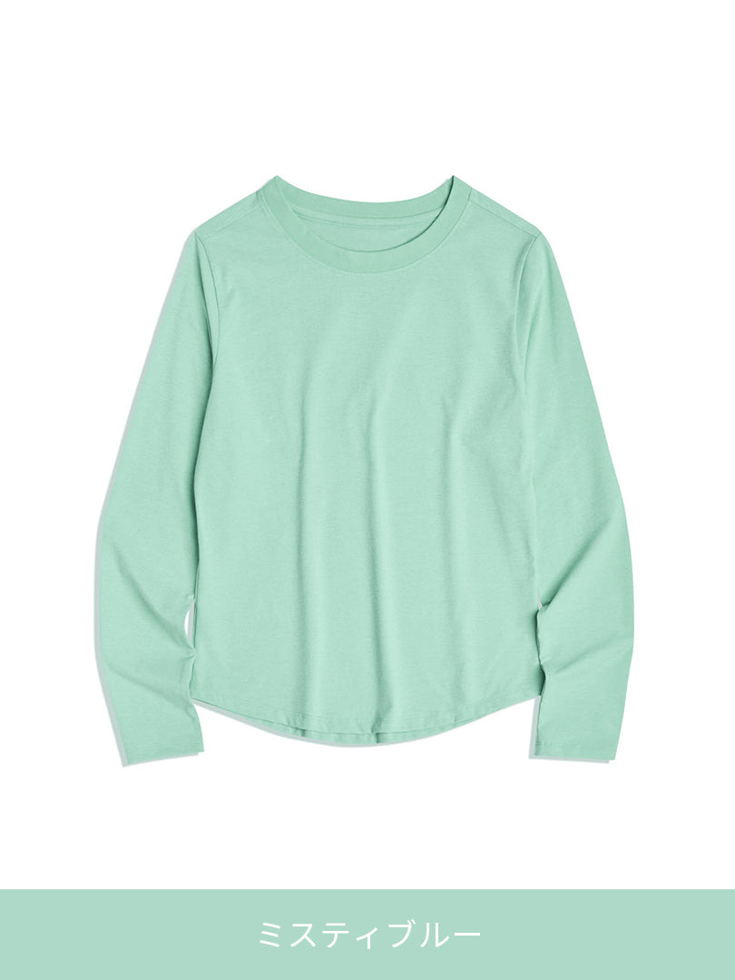 [LINE連携会員限定] NEW Airy Fit スリムフィット Tシャツ (長袖)X - andar JAPAN