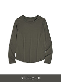 NEW Airy Fit スリムフィット Tシャツ (長袖)