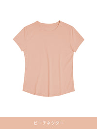 [春のくすみカラー] 運動コーデ悩み解決セット (スリムフィットTシャツ＋レギンス) - andar JAPAN