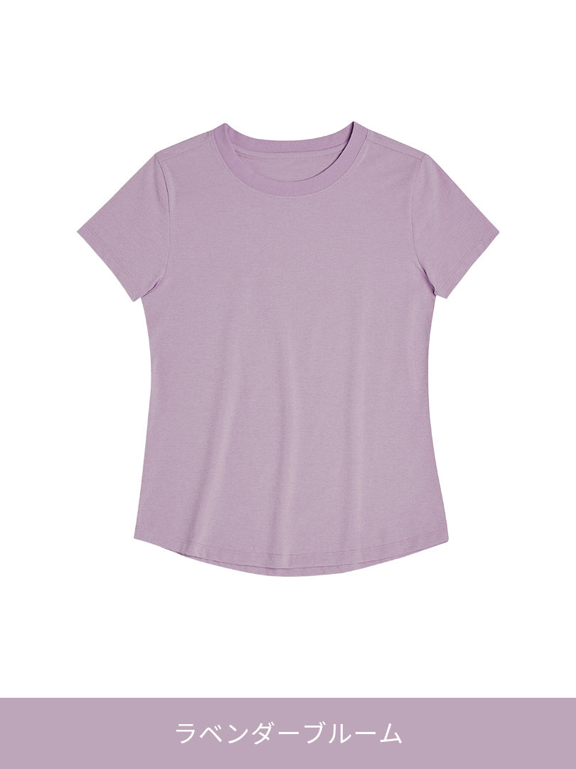 [春のくすみカラー] NEW Airy Fit スリムフィット Tシャツ (半袖) - andar JAPAN