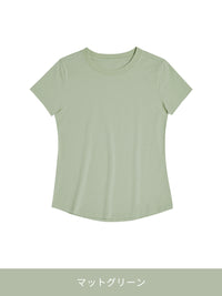 [春のくすみカラー] NEW Airy Fit スリムフィット Tシャツ (半袖) - andar JAPAN