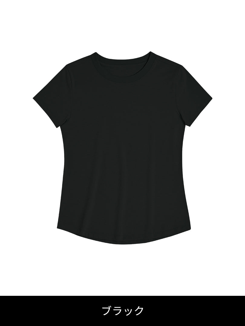 [春のくすみカラー] 運動コーデ悩み解決セット (スリムフィットTシャツ＋レギンス) - andar JAPAN