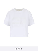 Airessential エンボス クロップド Tシャツ - andar JAPAN