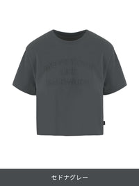 Airessential エンボス クロップド Tシャツ - andar JAPAN
