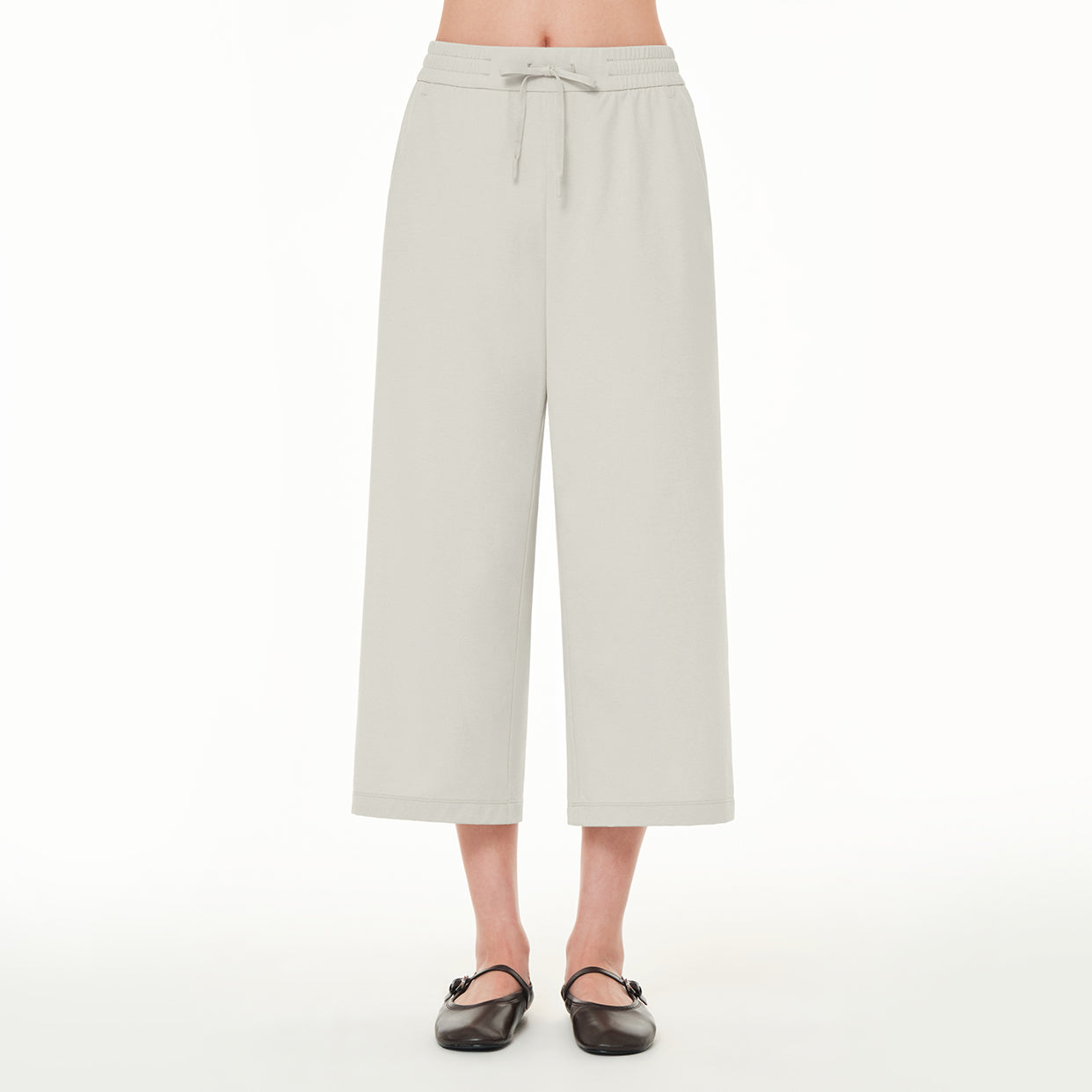 airyfit ワイド クロップドパンツ