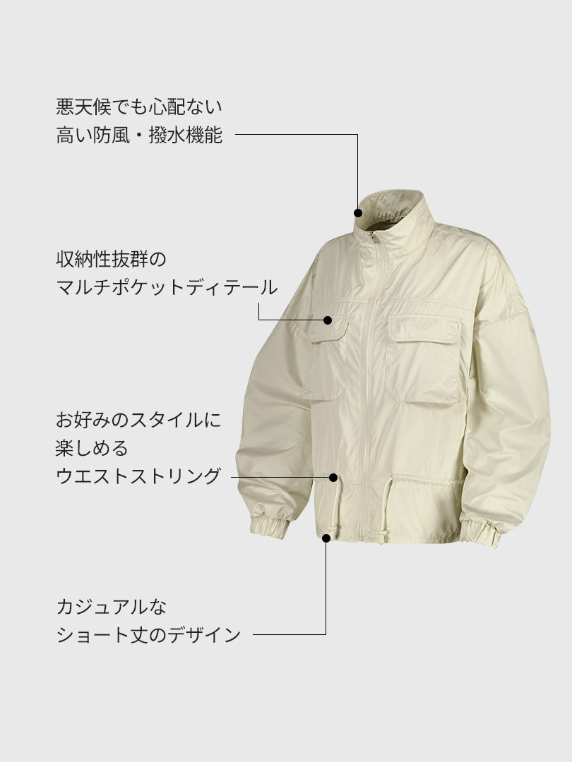 [1+1] ウェザーシールド ショート ウィンドジャケット